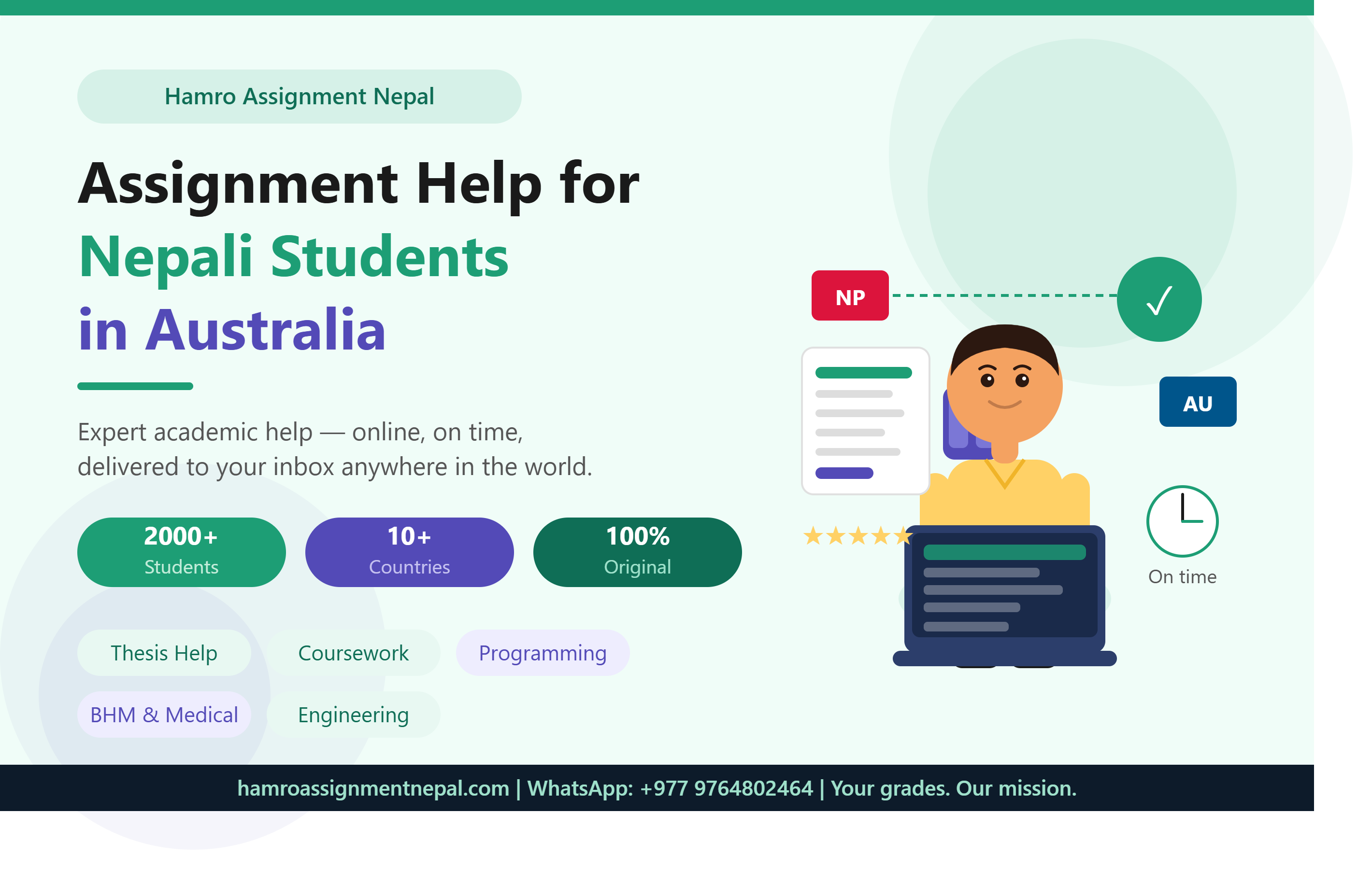 Assignment Help for Nepali Students in Australia: Everything You Need to Know